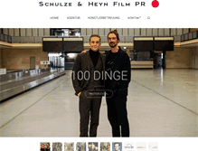 Tablet Screenshot of film-pr.de
